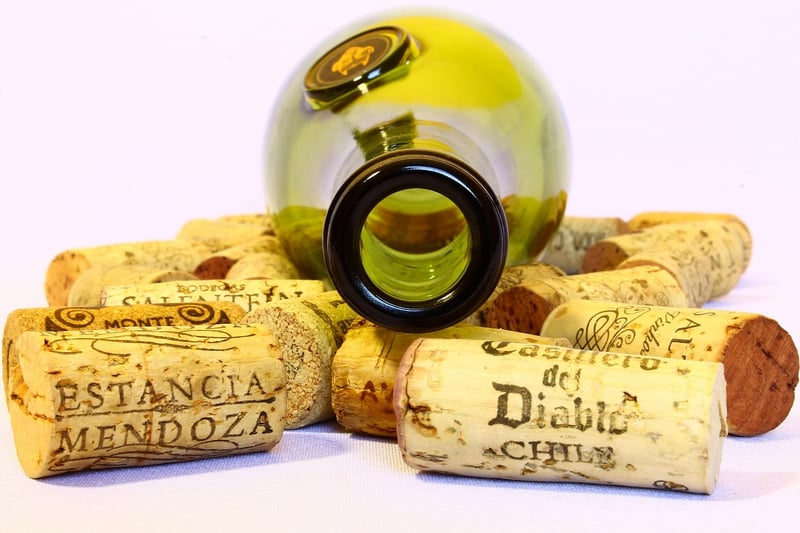 Repurposed Wine Cork Keychains